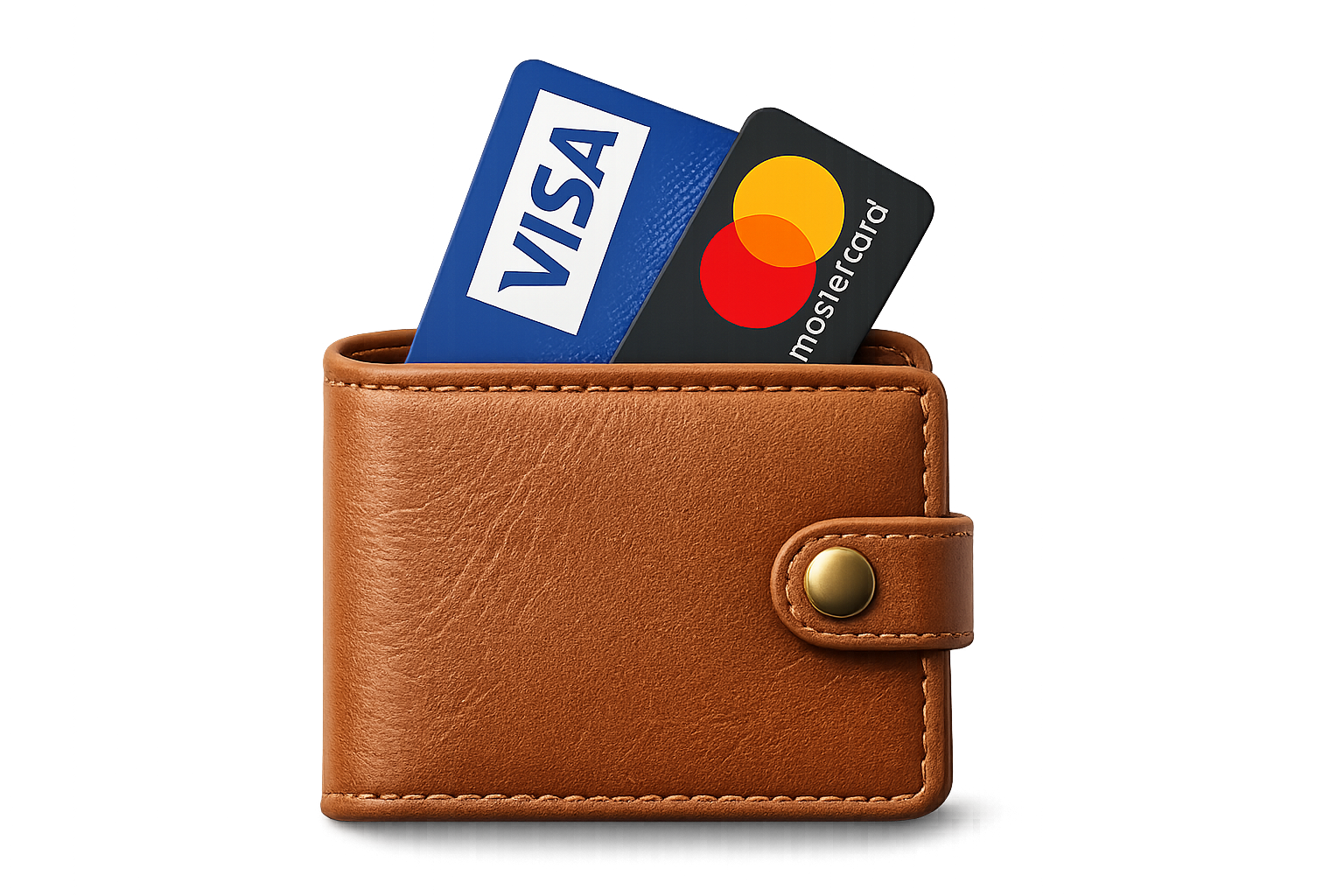 Leather Wallet with Cards